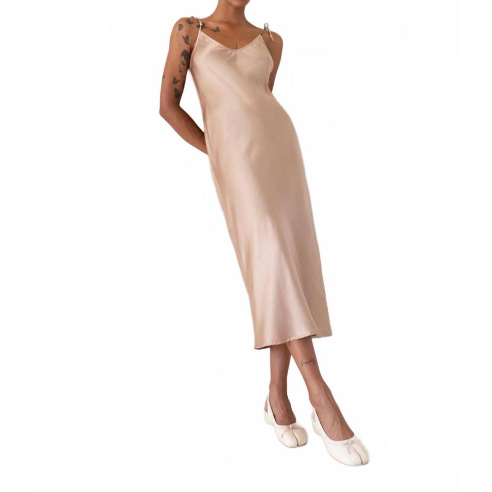 NEW PAPER LABEL bella dress by paper label in dune